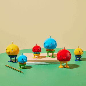Nordic Kinetic Desk Figurine - Ocean Teal - Image 4