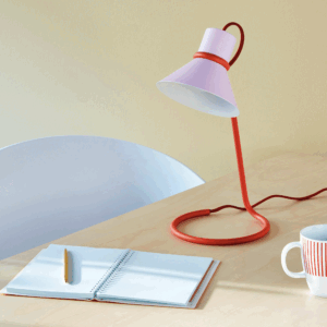 Alternative view of Loop de Loop Table Lamp - Pink/ Orange