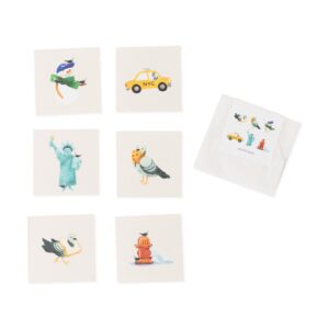 NYC Mini Gift Cards - Set of 6 - Multi