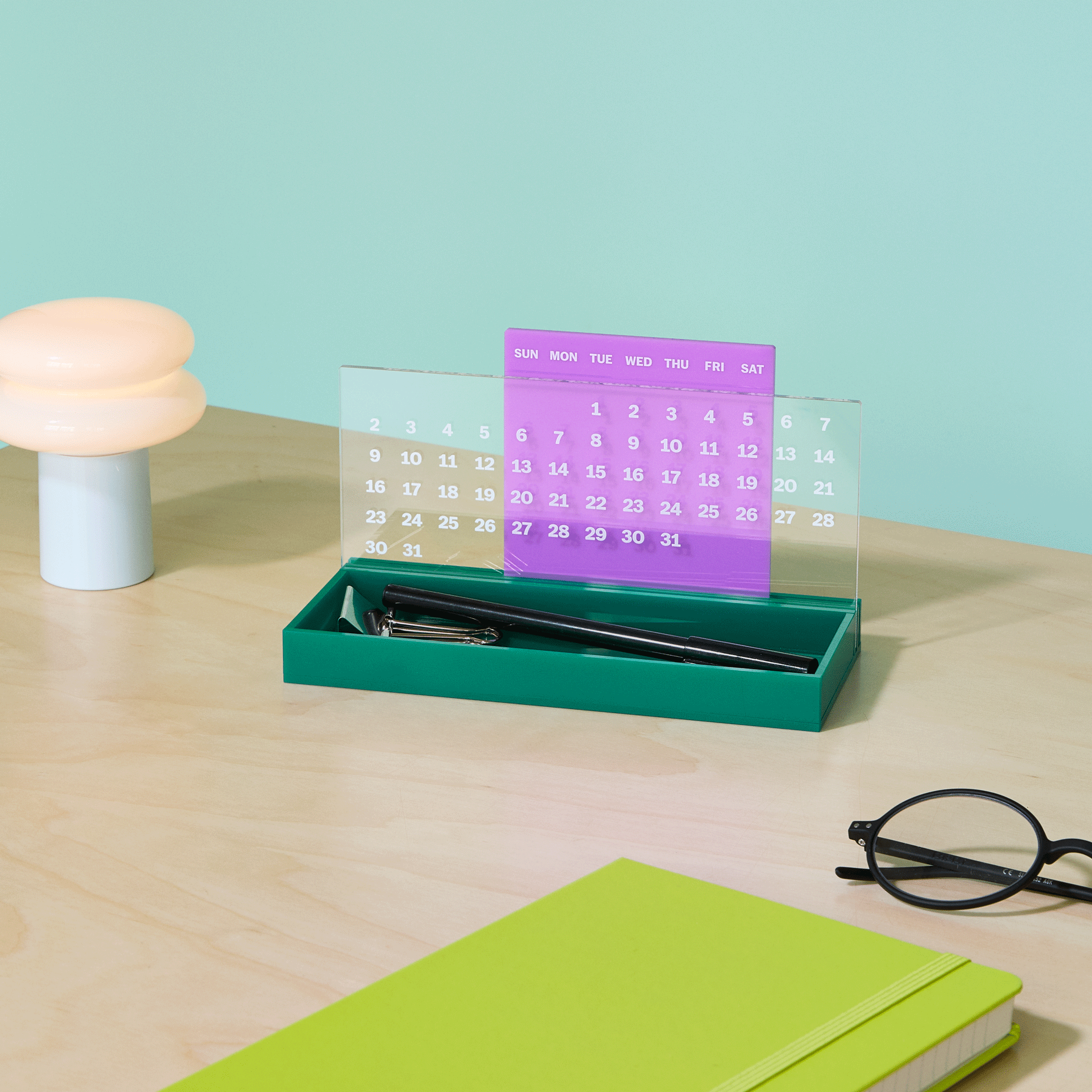 Colorplay Perpetual Calendar and Organizer - Pink - Image 2