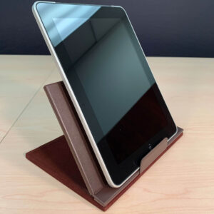 Alternative view of Chocolate Brown Leather Tablet Stand