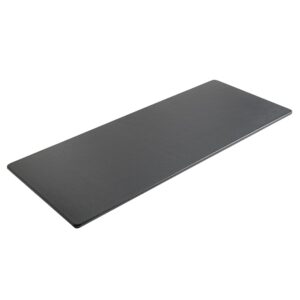 Classic Black Leather Keyboard/Mouse Desk Pad, 30 x 12.5 - Image 3