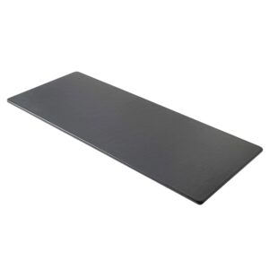 Alternative view of Black Leather 34 x 14 Keyboard/Mouse Desk Mat With Rubberized Enhanced Non-Slip Backing